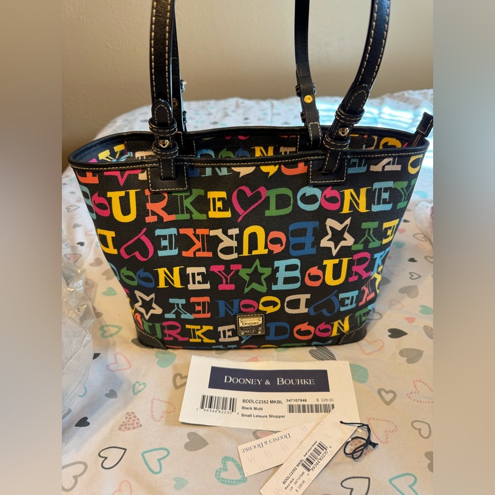 Dooney & Bourke Logo Tote Purse